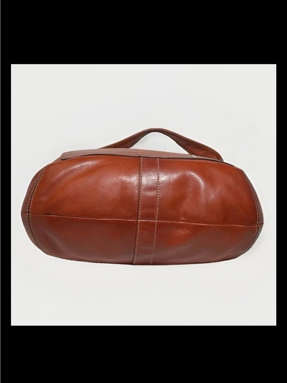 Coach Ergo Hobo, Shoulder Bag, Burnt Orange Leather, Brass, 2007 Style: (10740)
